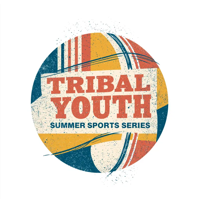 Retro Style Typography Design for Tribal Youth Summer Sports Series