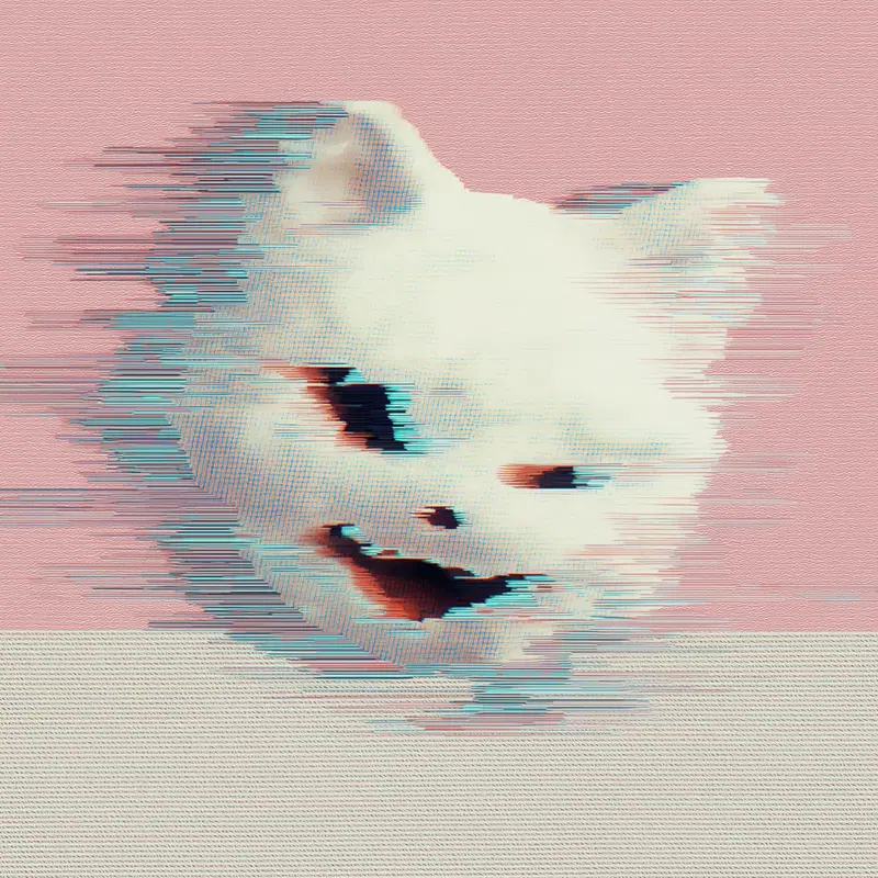 Mischievous Anime Cat Head Art for Unique Home Decor Inspiration