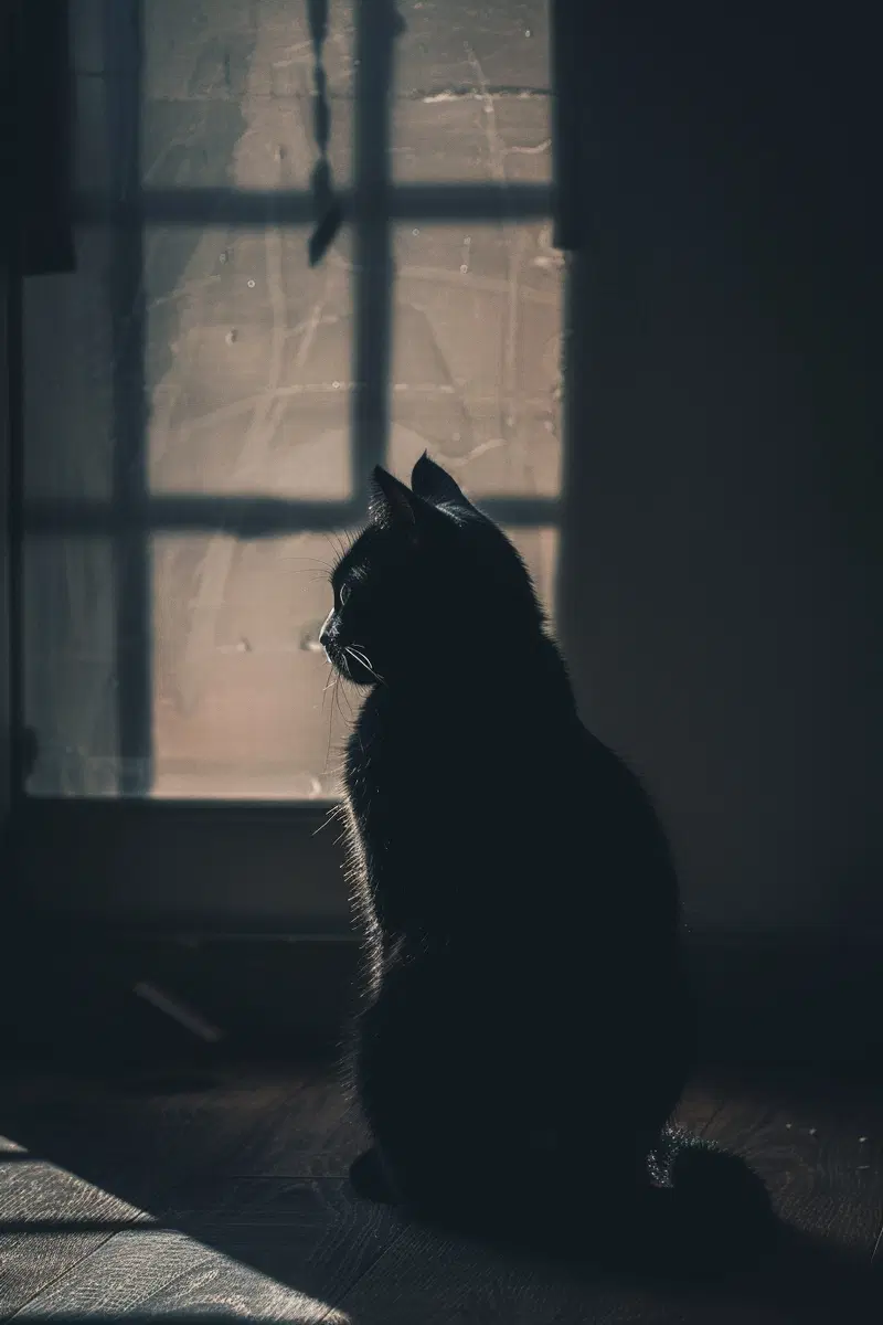 Cinematic Minimalist Black Cat Wall Art Decor Ideas