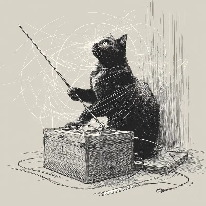 Whimsical Cat-Themed Home Decor Ideas Featuring a Theremin