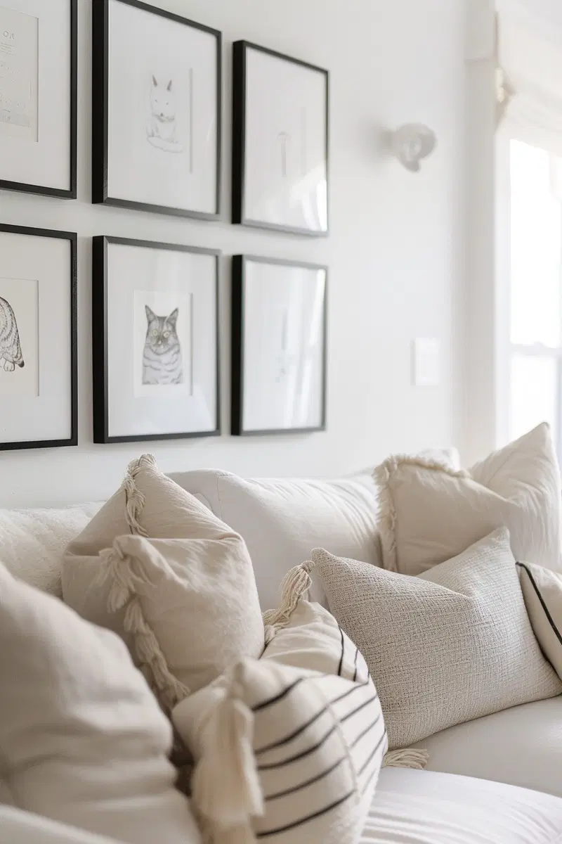 Modern Minimalist Cat Wall Art Gallery Ideas