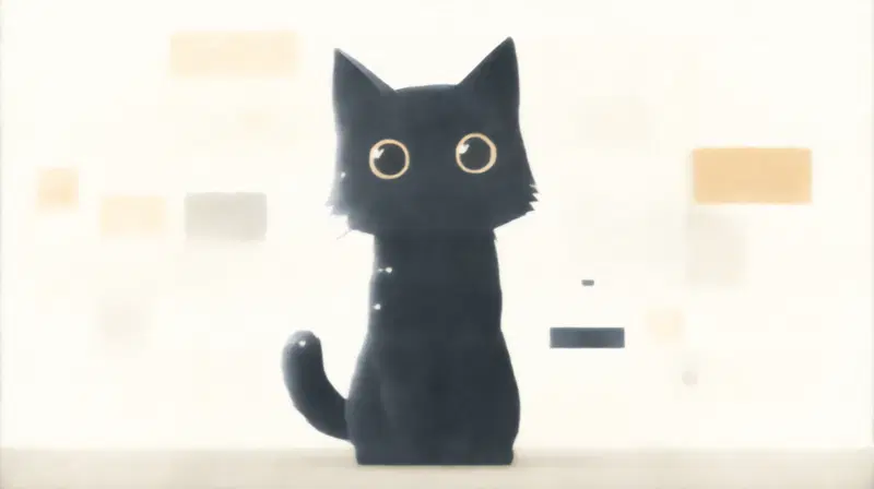 Cute Black Cat Infographic Design for Home Decor Inspiration