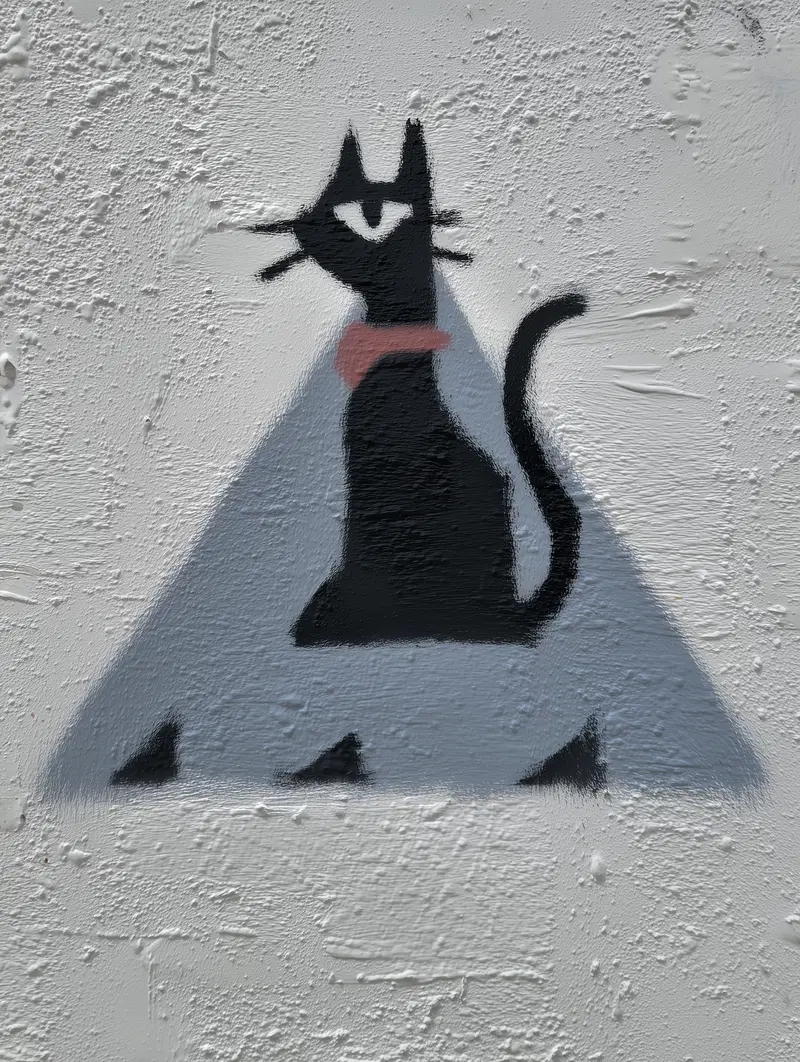 Egyptian Cat Princess Wall Art Ideas for Minimalist Decor