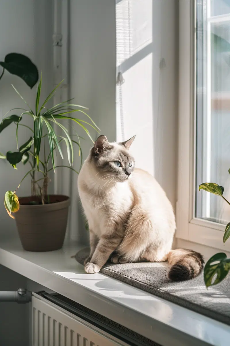 Luxury Modern Cat Decor Wall Art for Minimalist Aesthetic