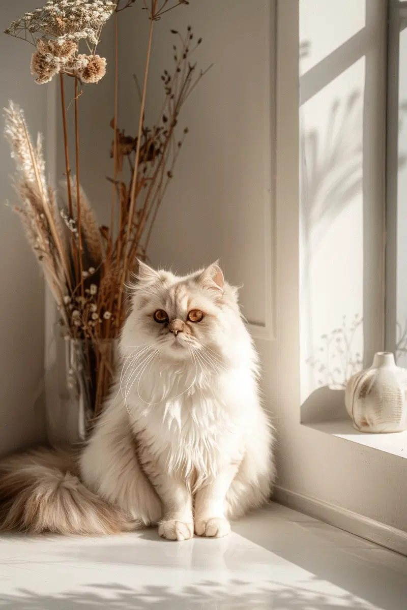 Luxury Modern Cat Decor Wall Art for Minimalist Aesthetic