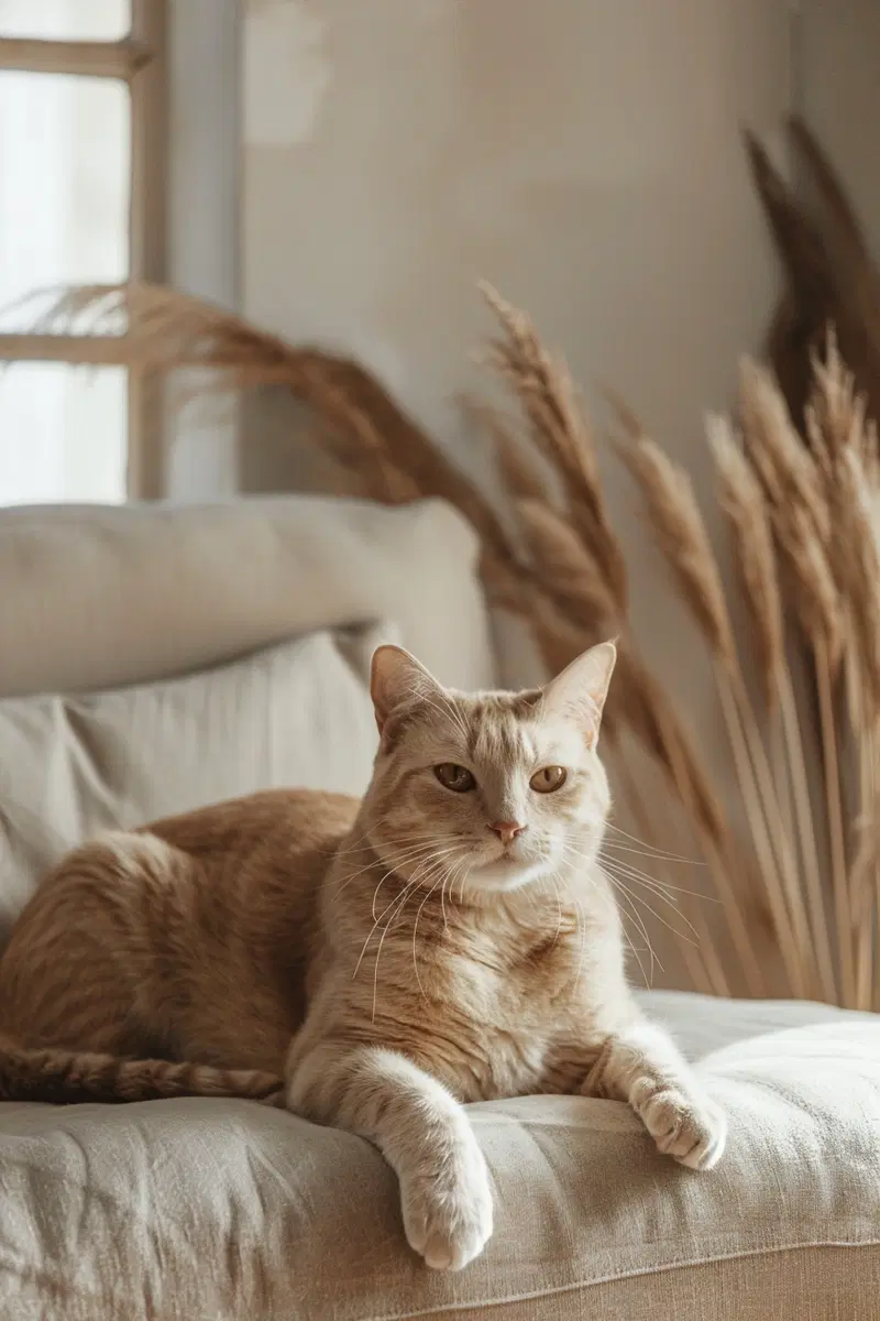 Minimalist Cat Wall Art for Cozy Modern Interiors