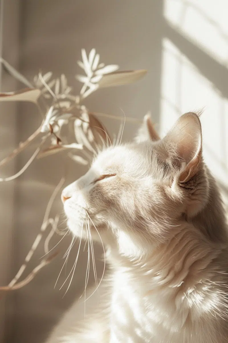 Neutral Cat Printable Wall Art for Minimalist Decor