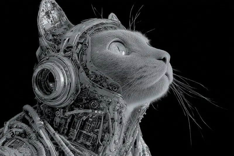 Futuristic Space Cat Decor Ideas for a High-Tech Aesthetic