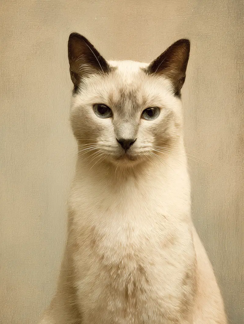 Elegant Vintage Cat Portrait Wall Art Inspiration