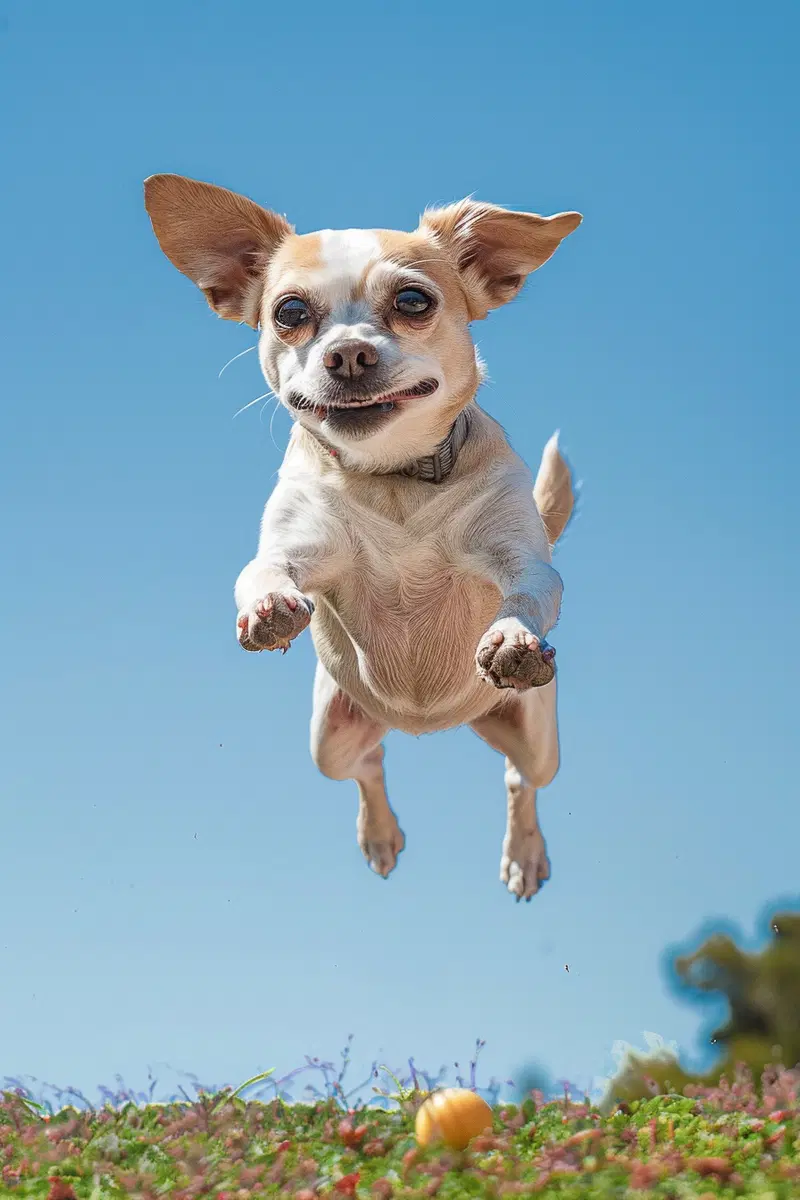 Dynamic Dog Jumping Wall Art Printable Decor