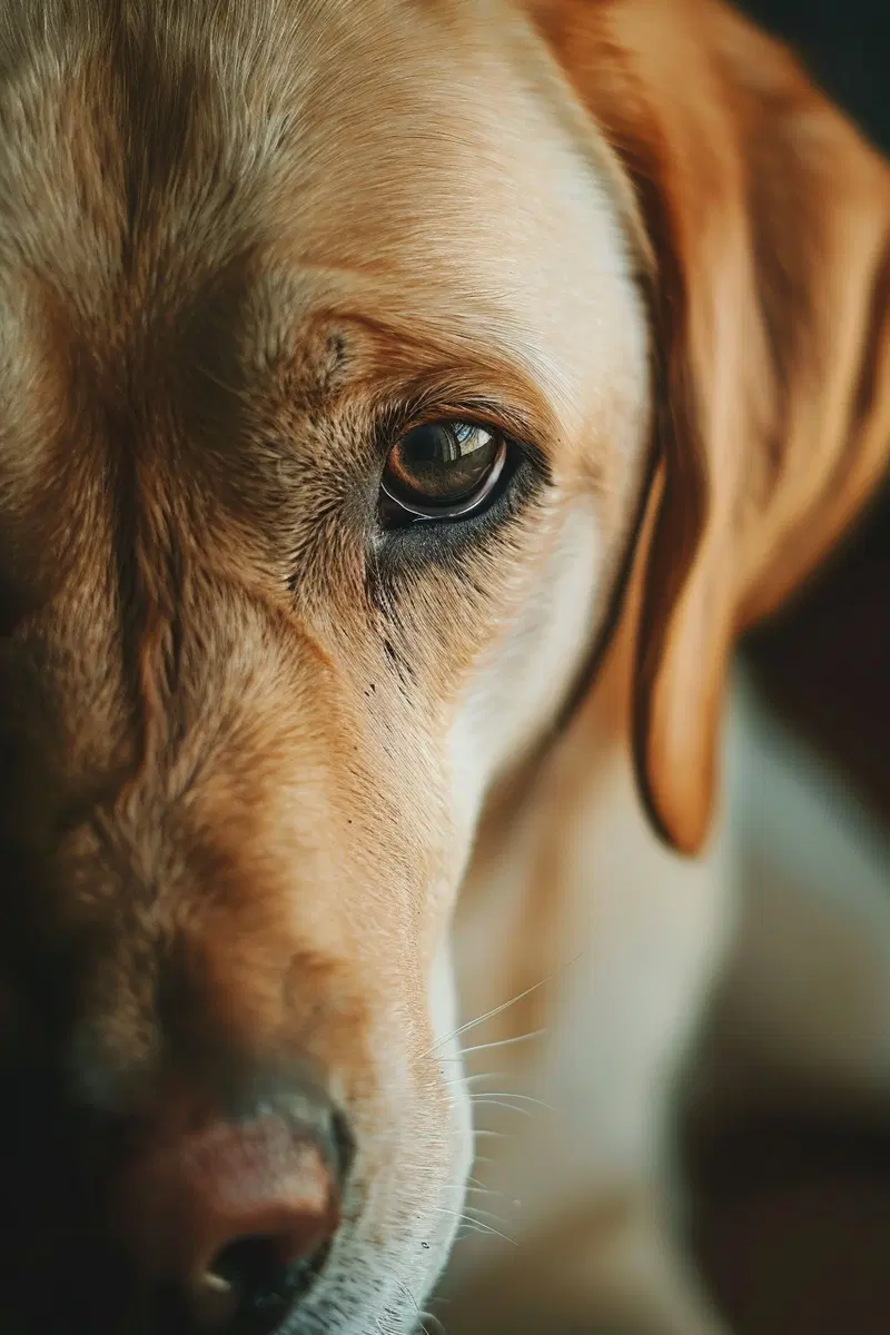 Curious Dog Portrait Wall Art for Modern Decor