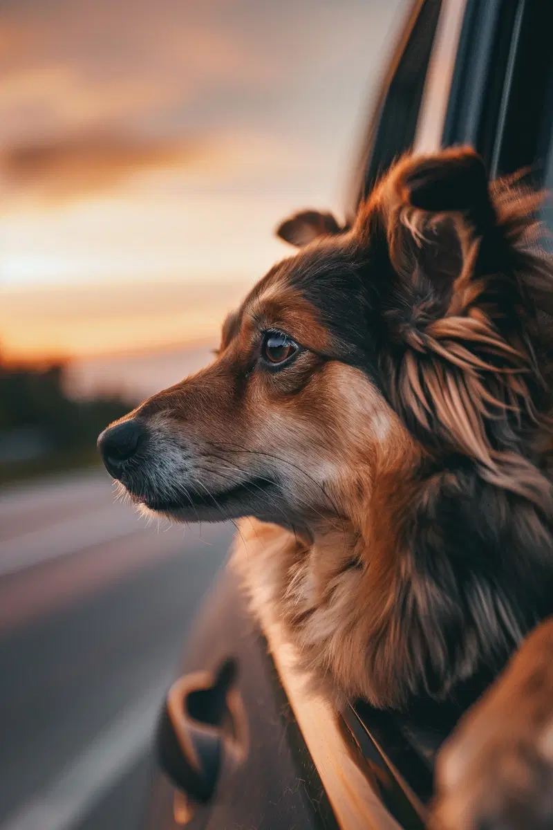 Dog Road Trip Moment Printable Wall Art