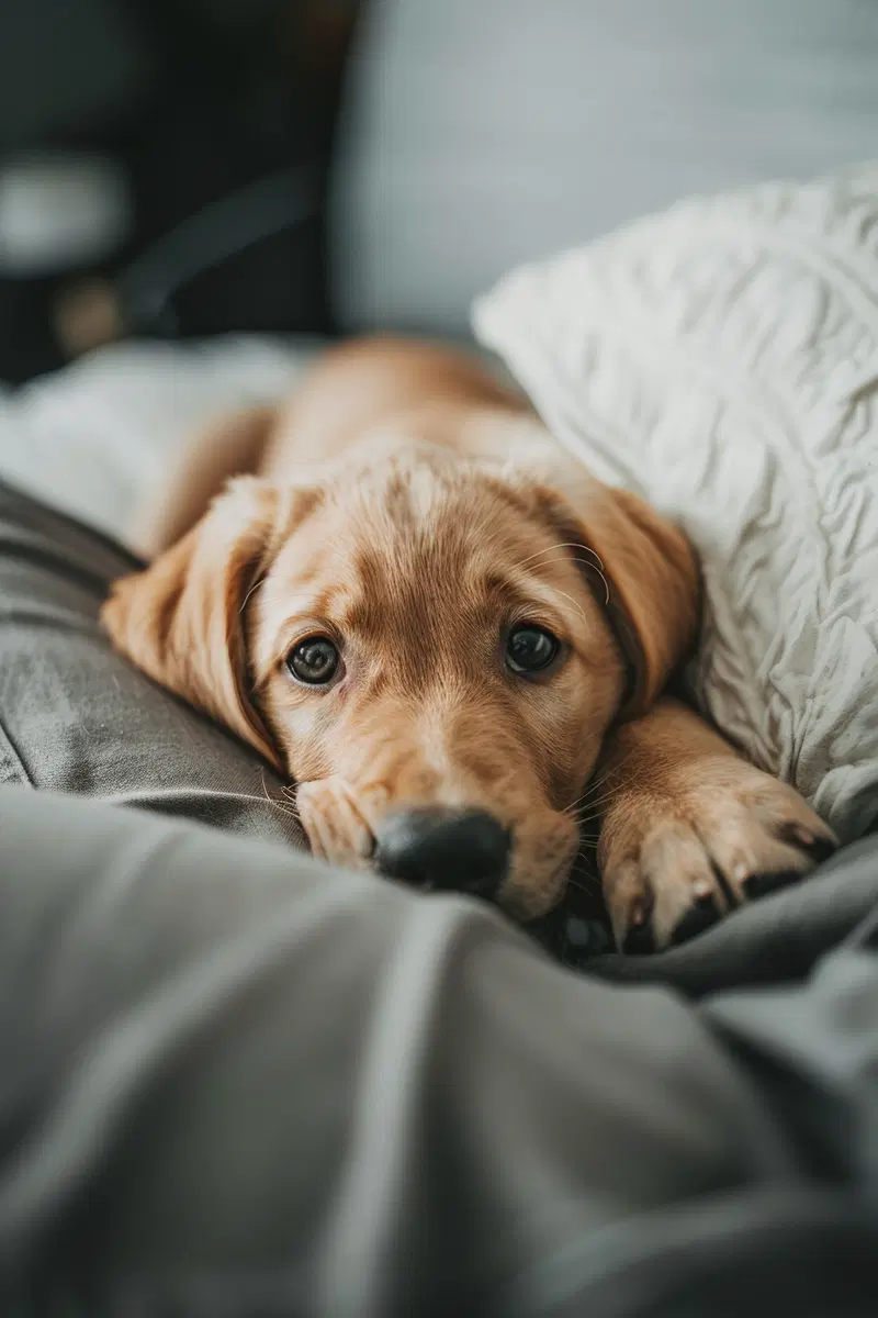 Printable Puppy Art for Calm Home Aesthetic
