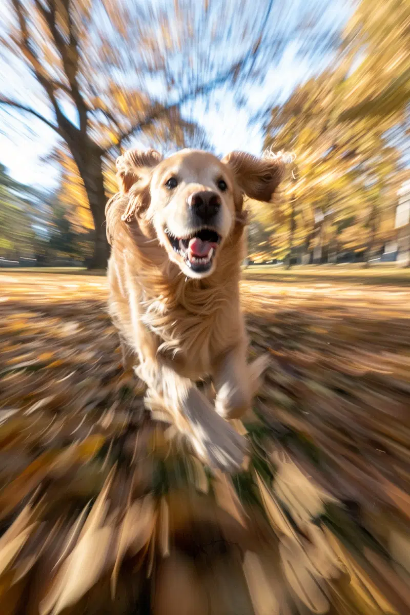 Fast Running Dog Motion Printable Wall Art