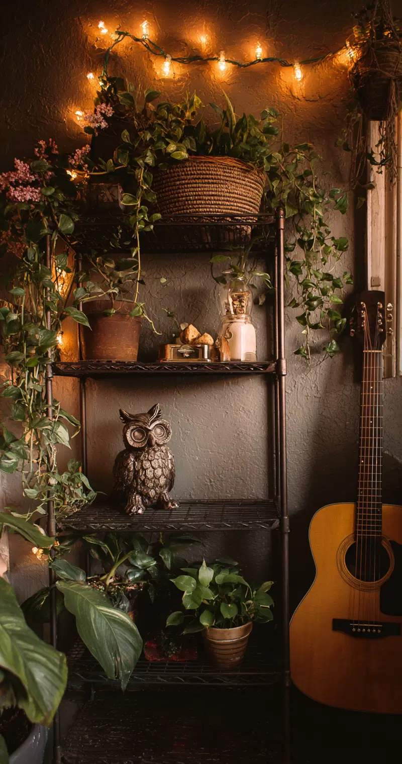 Dark Academia Plant Stand Decor Ideas for Aesthetic Spaces