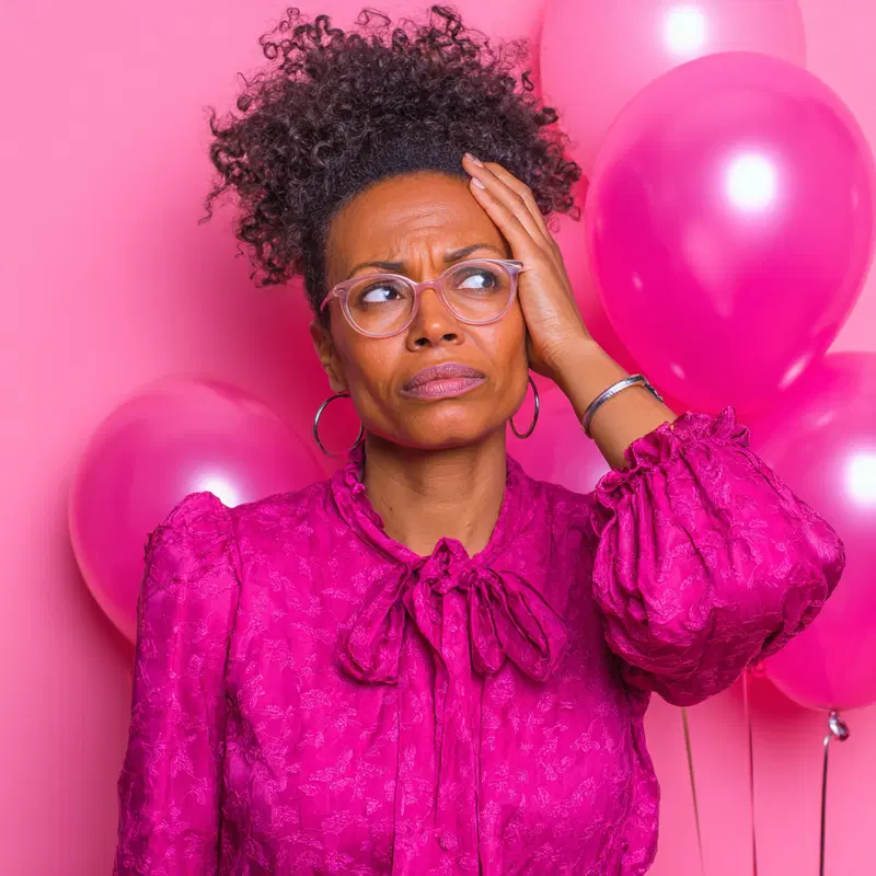 Fuschia Pink Birthday Celebration Wall Art Decor Ideas