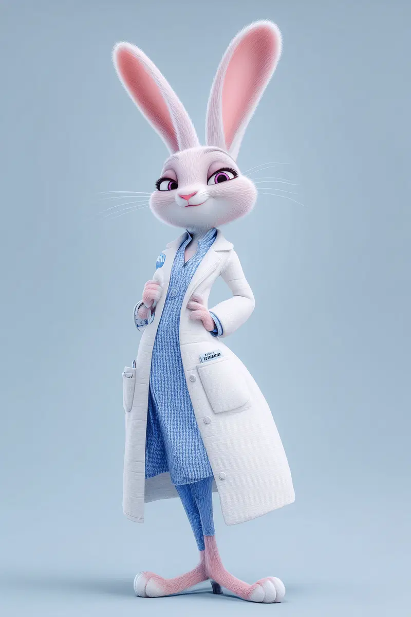 Dreamworks Pixar Aesthetic Bunny Wall Art Printable Decor