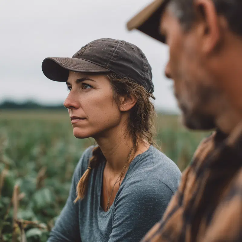 Candid Farmer Conversation Wall Art Printable Aesthetic