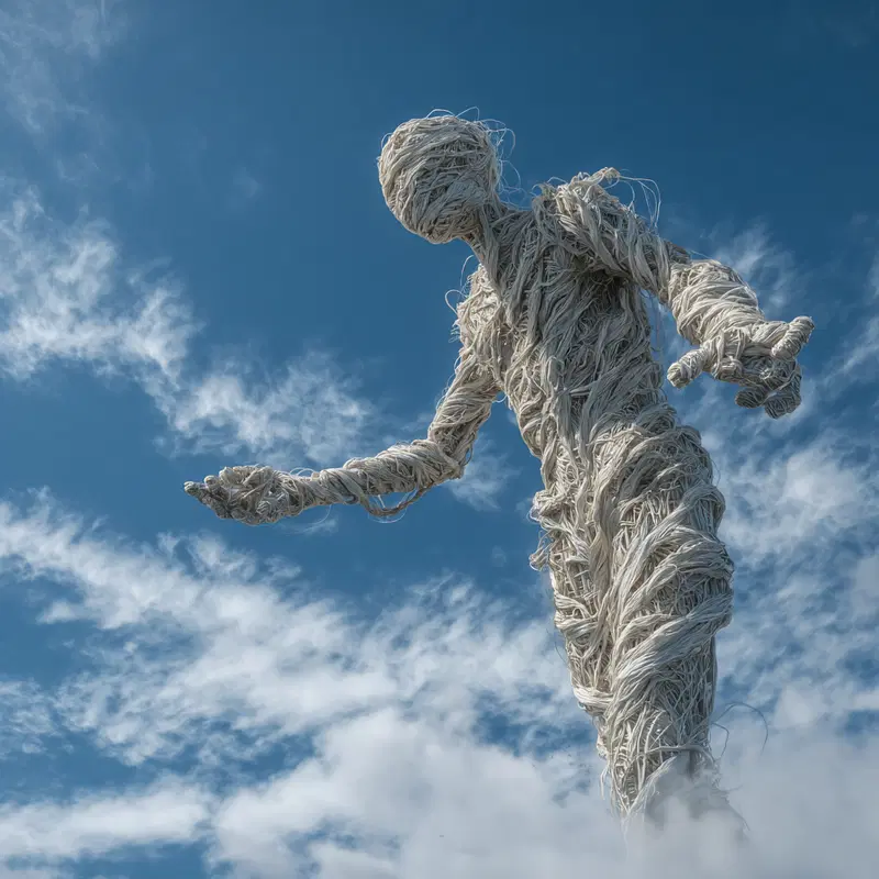 Ethereal Air Elemental Wall Art Printable for Modern Decor