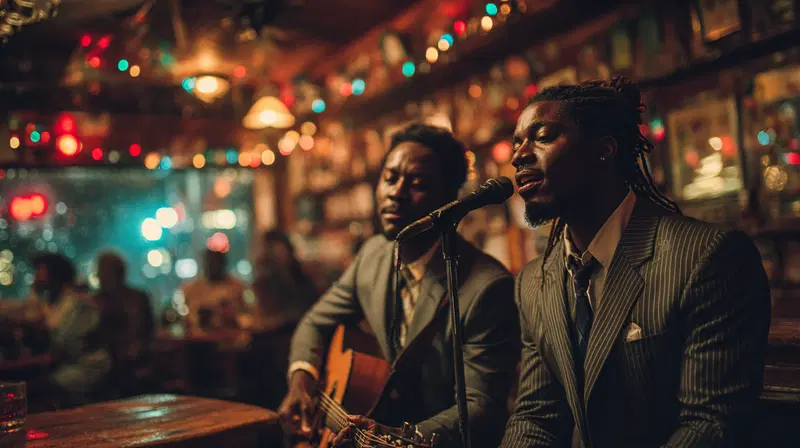 Cinematic Bar Scene Wall Art Aesthetic for Modern Decor