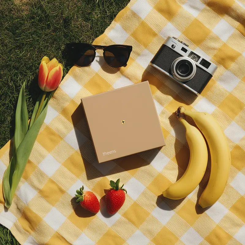 Minimalist Modern Picnic Aesthetic Wall Art Decor