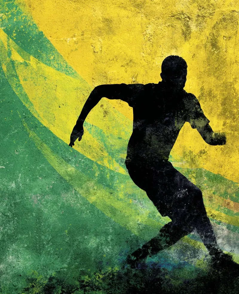 Dynamic Graffiti Silhouette Wall Art for Modern Decor