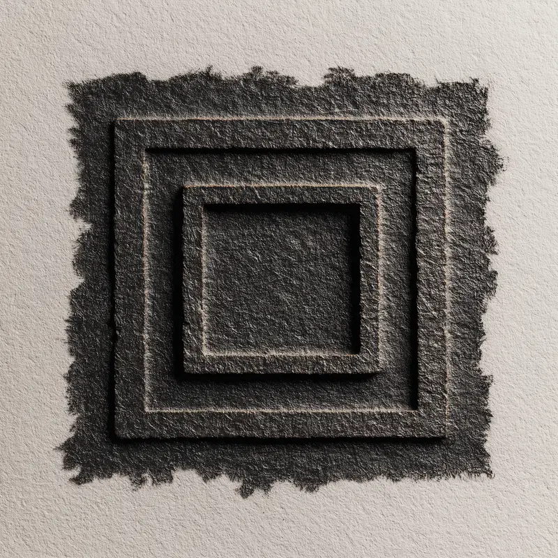 Printable Square Stamp Wall Art for Modern Decor