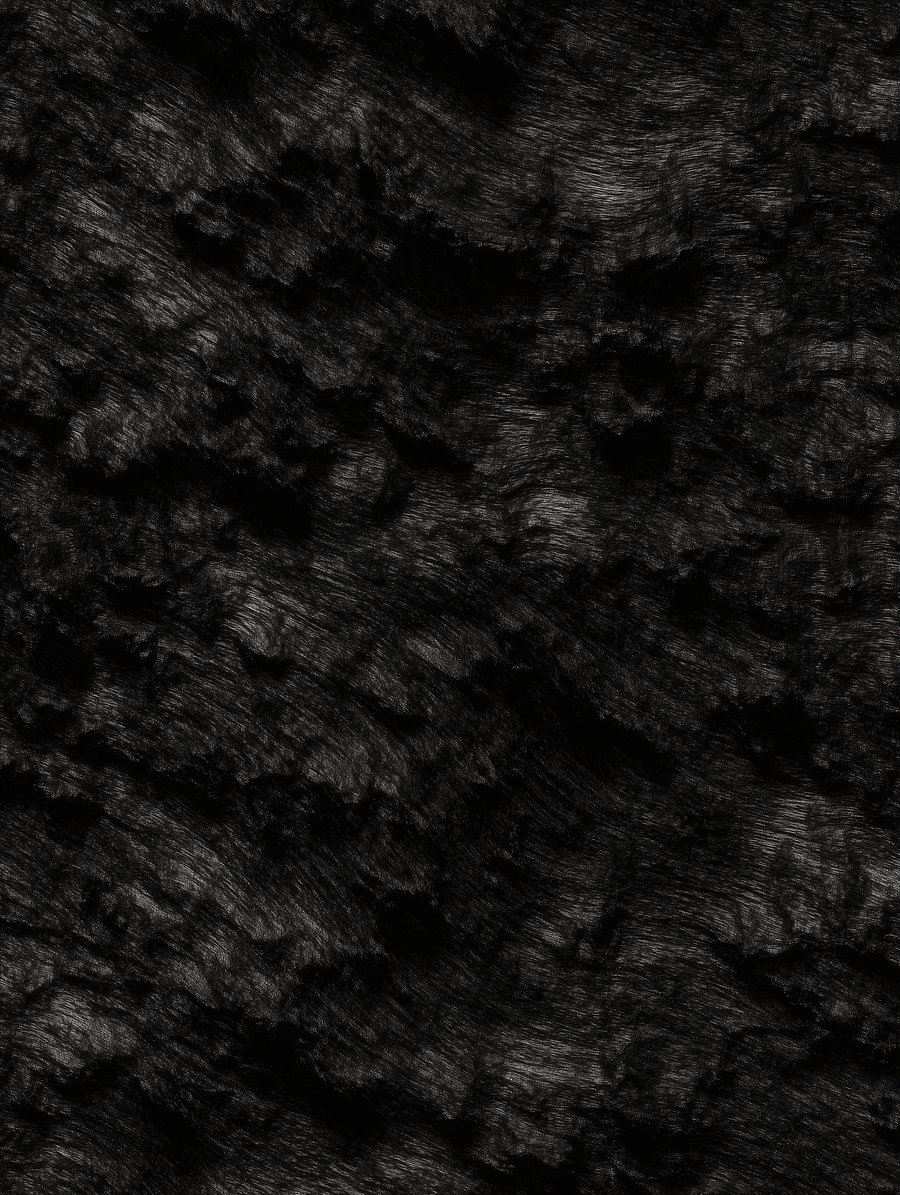 Seamless dark oak and obsidian textile texture pattern