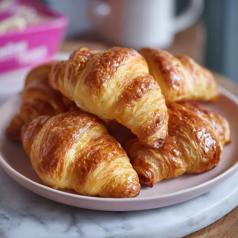 Printable Croissant Wall Art for a Modern Kitchen Aesthetic